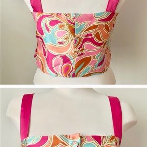 Zara printed strap top